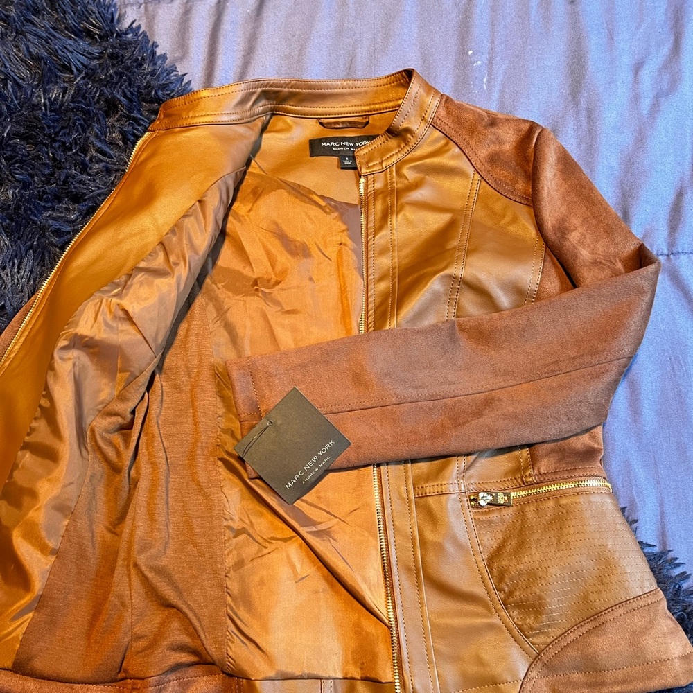 Leather Jacket, new with tags